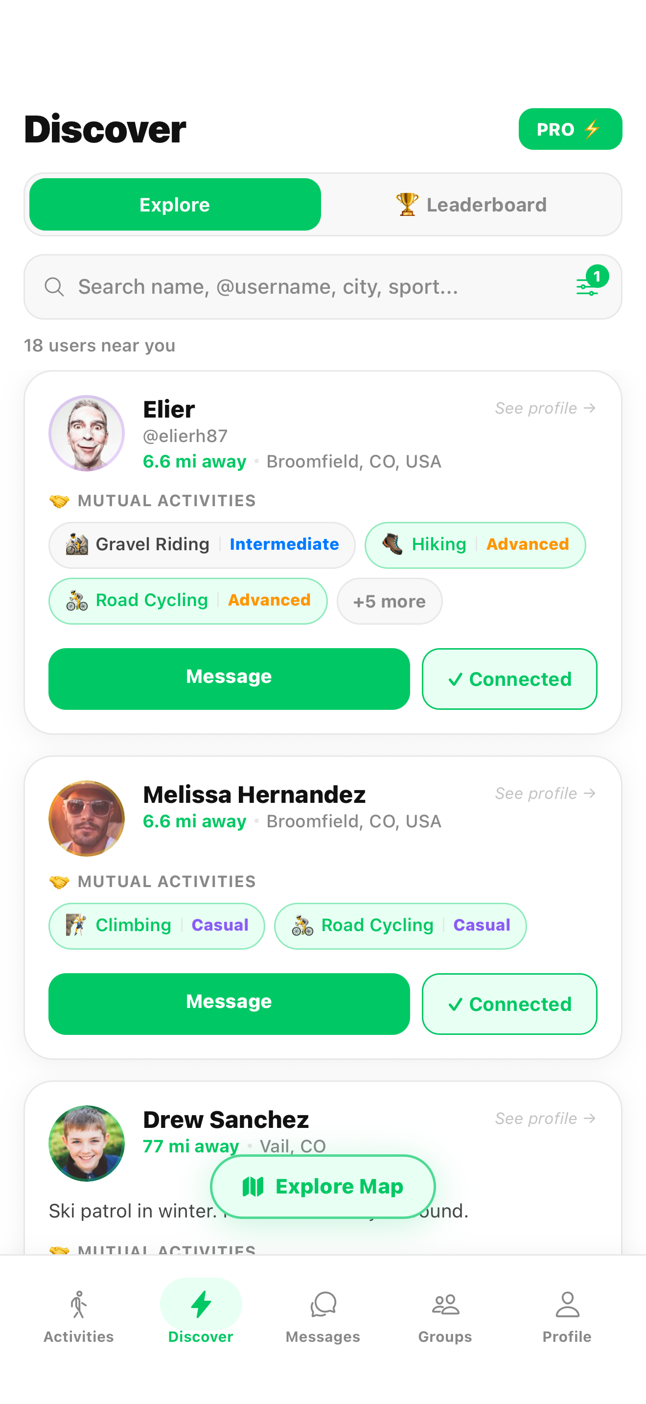 TerenGO Discover People